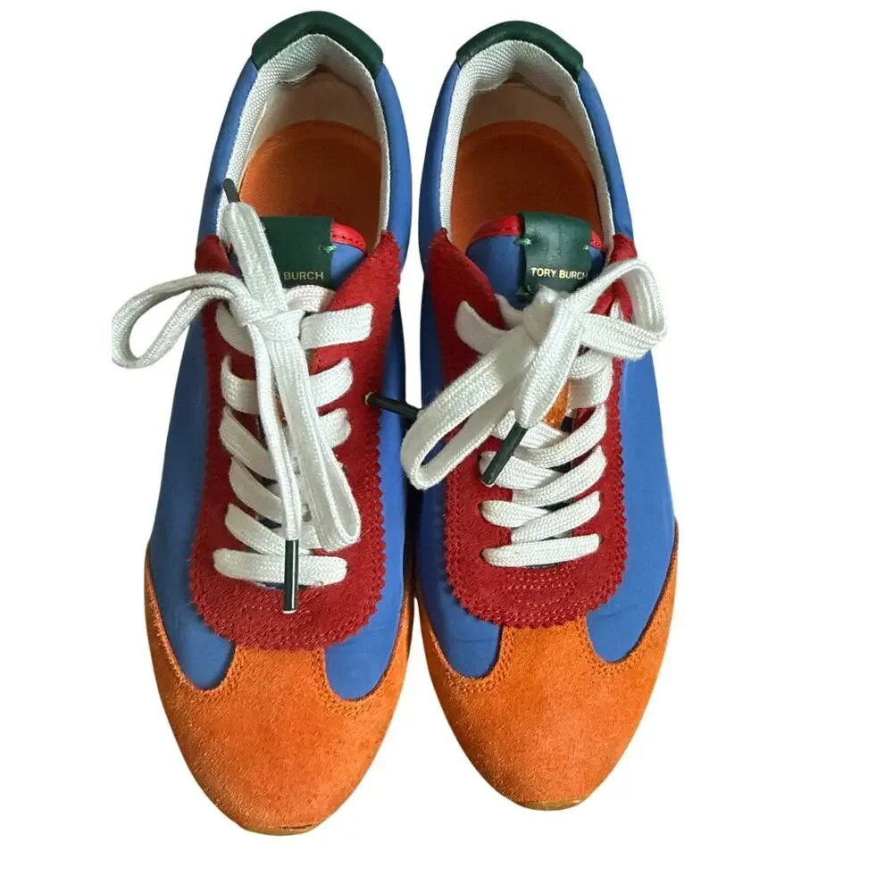 Tory Burch RARE Hank Retro Sneakers Size 7.5